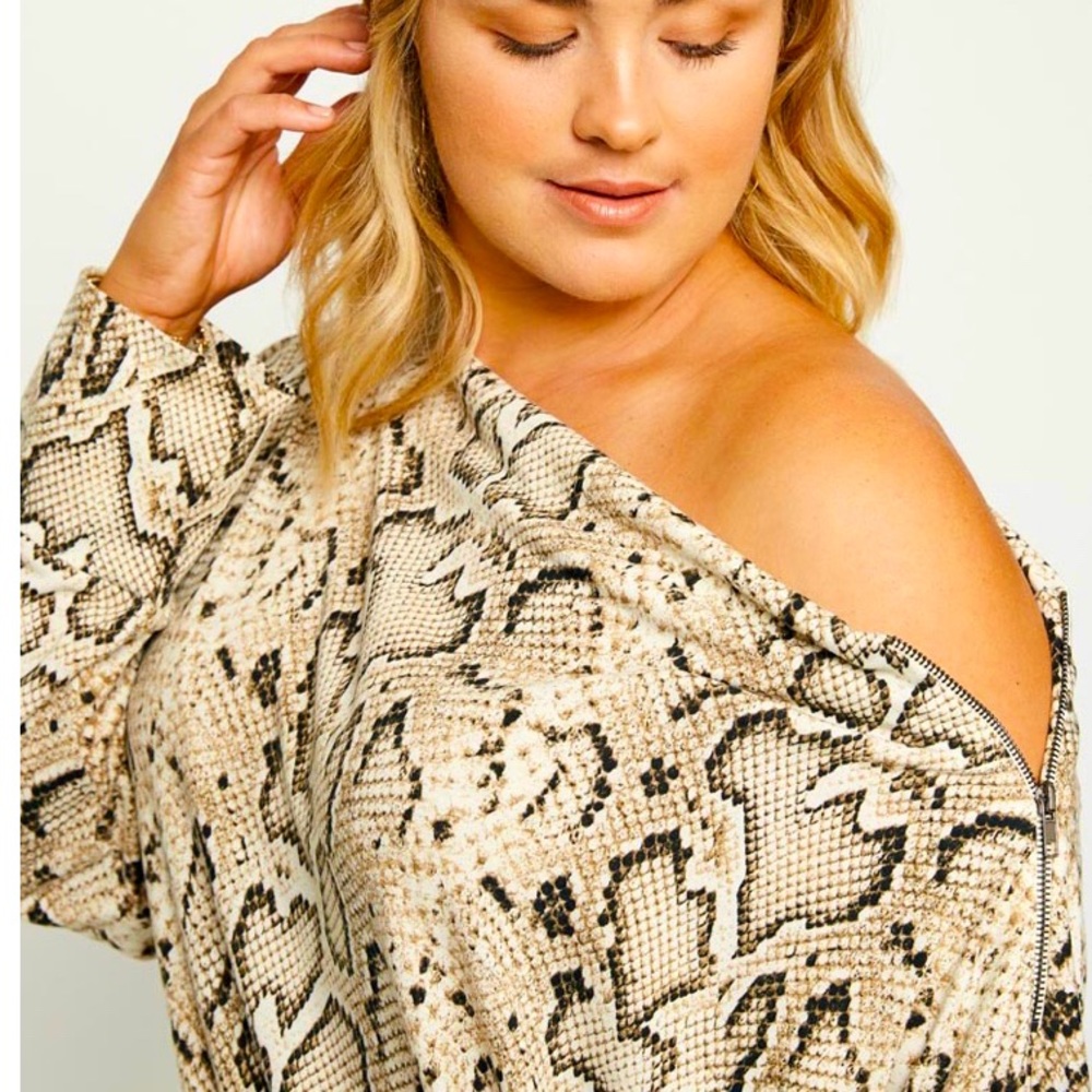 Snake Print Blouse